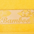 Полотенце махровое "Этель" Bamboo Blossom, жёлтый 70*140 см бамбук, 450 г/м2 - Фото 4