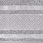 Полотенце махровое "Этель" Bambolina, серый 50*90 см бамбук, 460 г/м2 - Фото 4