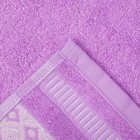 Полотенце махровое "Этель" Bambolina, сиреневый 50*90 см бамбук, 460 г/м2 - Фото 5