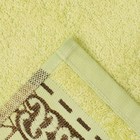 Полотенце махровое "Этель" Flabello, светло-зелёный 50*90 см бамбук, 460 г/м2 - Фото 3