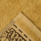 Полотенце махровое "Этель" Flabello, размер 30х50 см, цвет оливковый - Фото 3