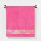 Полотенце махровое "Этель" Bamboo Blossom, розовый 50*90 см бамбук, 460 г/м2 - Фото 1
