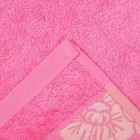 Полотенце махровое "Этель" Bamboo Blossom, розовый 70*140 см бамбук, 450 г/м2 - Фото 4