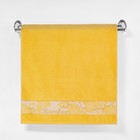 Полотенце махровое "Этель" Bamboo Blossom, размер 30х50 см, цвет жёлтый - Фото 1