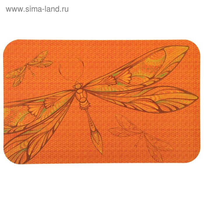 Салфетка сервировочная на стол «Стрекоза», 26×41 см - Фото 1
