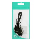 Наушники Luazon «Бриллиант» W-02, вакуумные, чёрные - Фото 4