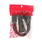Автомобильное зарядное устройство 10 в 1 LuazON UC-14, кабель 20 см, 1 A, черное - Фото 2
