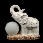 Светильник керамика "Слон с золотой попоной" Е27 27х11х24,5 см - Фото 1