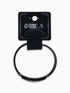 Браслет унисекс "Мощь" прямоугольник с косичкой, цвет чёрный в серебре, L=22 см - фото 809267923