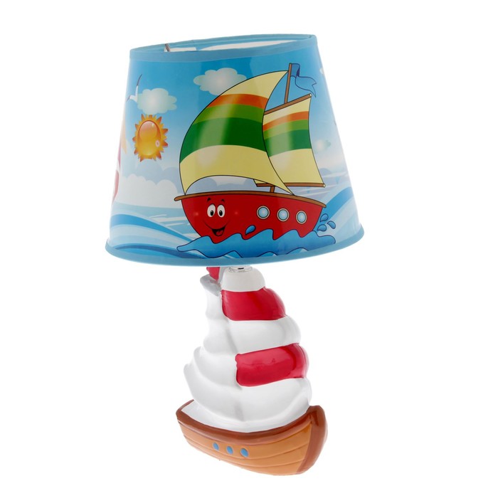 Светильник детский керамика "Яхта" 35х20х20 см МИКС RISALUX - фото 1905375530