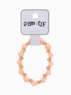 Браслет из бусин «Цветы Розы», d=8 см, пластик, розовый в золоте - Фото 3