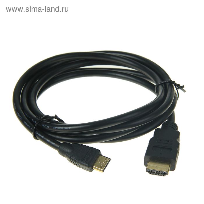 Кабель HDMI - mini HDMI, 1,5 м, пакет - Фото 1