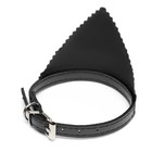 Ошейник с косынкой 32 х 1 см, ОШ 22-28, чёрный - Фото 2