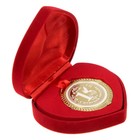 Медаль свадебная в бархатной коробке «Ситцевая свадьба, 1 год вместе», d=5 см - Фото 5