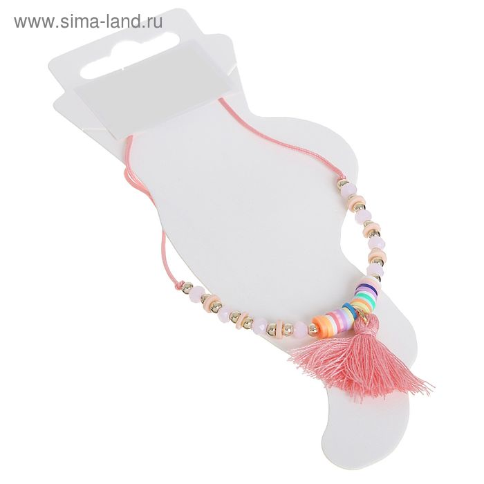 Браслет на ногу «Кисть», цветной - Фото 1