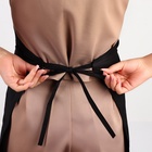 Фартук для мастера, с карманами, 65×83(±1) см, чёрный - Фото 3