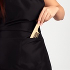 Фартук для мастера, с карманами, 65×83(±1) см, чёрный - Фото 4