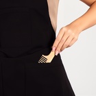 Фартук для мастера, 59×71(±1) см, с карманами, односторонний, чёрный - Фото 4