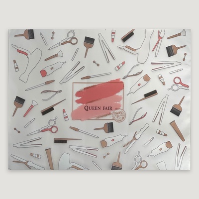 Фартук для мастера, 59×71(±1) см, с карманами, односторонний, чёрный