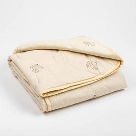 Одеяло Адамас облегчённое Овечья шерсть, размер 110х140±5 см, 200 г/м²
