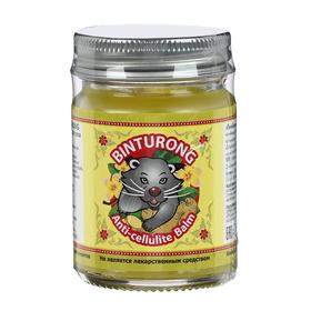 Жёлтый антицеллюлитный бальзам Binturong Anti-cellulite с куркумой и имбирем, 50 г 1652431