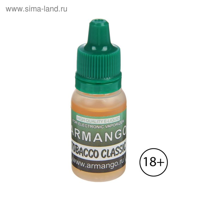 Жидкость для многоразовых ЭИ Armango, Tobacco Classic, 6 мг, 10 мл - Фото 1