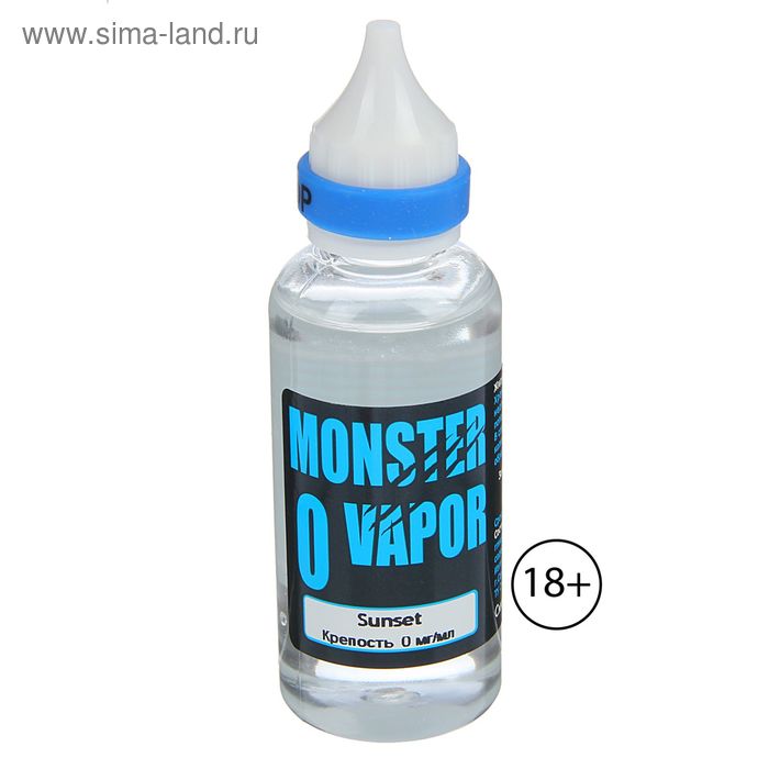 Жидкость для многоразовых ЭИ Monster Vapor, Sunset, 0 мг, 50 мл - Фото 1