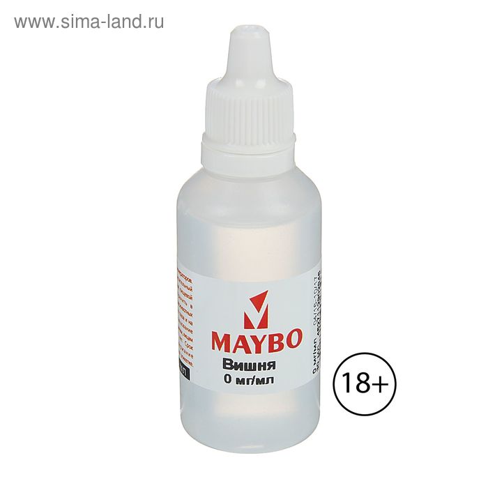 Жидкость для многоразовых ЭИ Maybo, вишня, 0 мг, 30 мл - Фото 1