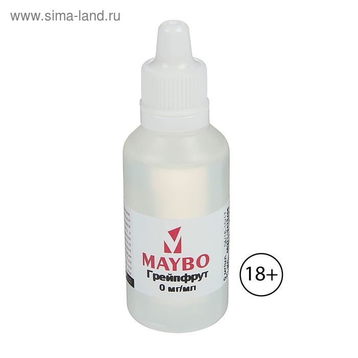 Жидкость для многоразовых ЭИ Maybo, грейпфрут, 0 мг, 30 мл - Фото 1