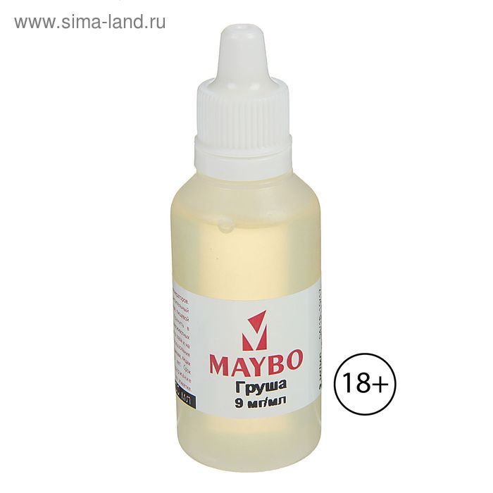 Жидкость для многоразовых ЭИ Maybo, груша, 9 мг, 30 мл - Фото 1