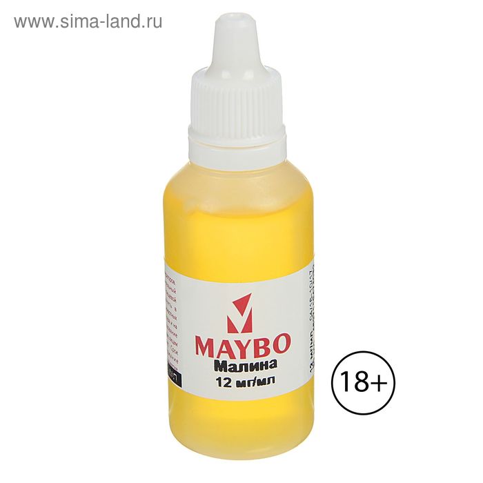 Жидкость для многоразовых ЭИ Maybo, малина, 12 мг, 30 мл - Фото 1