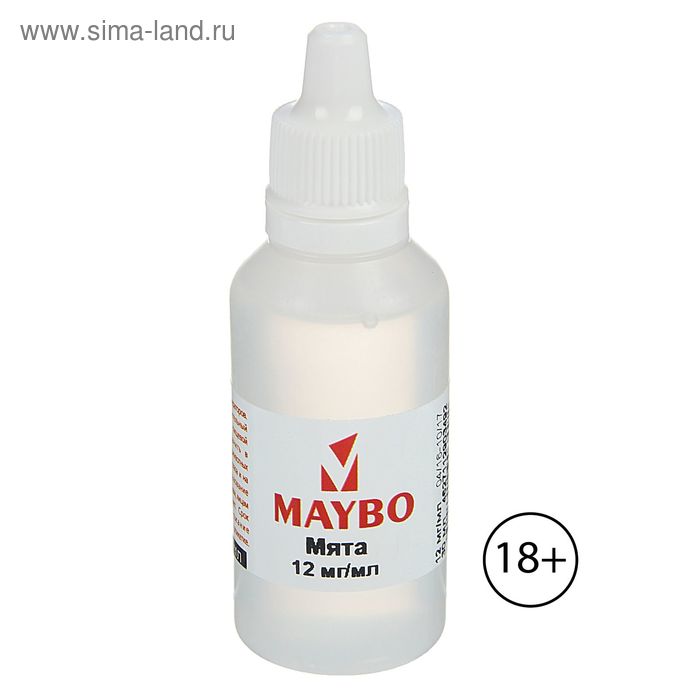 Жидкость для многоразовых ЭИ Maybo, мята, 12 мг, 30 мл - Фото 1