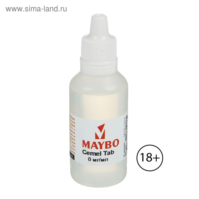 Жидкость для многоразовых ЭИ Maybo, Cemel Tab, 0 мг, 30 мл - Фото 1