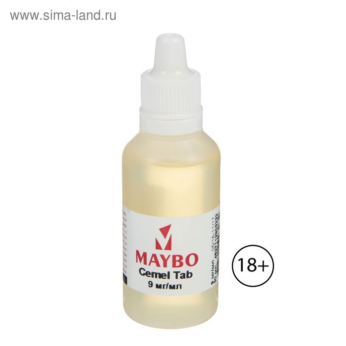 Жидкость для многоразовых ЭИ Maybo, Cemel Tab, 9 мг, 30 мл - Фото 1