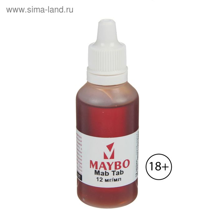 Жидкость для многоразовых ЭИ Maybo, Mab Tab, 12 мг, 30 мл - Фото 1