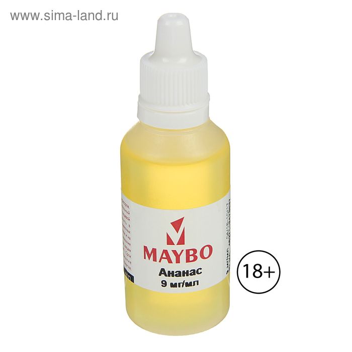 Жидкость для многоразовых ЭИ Maybo, ананас, 9 мг, 30 мл - Фото 1