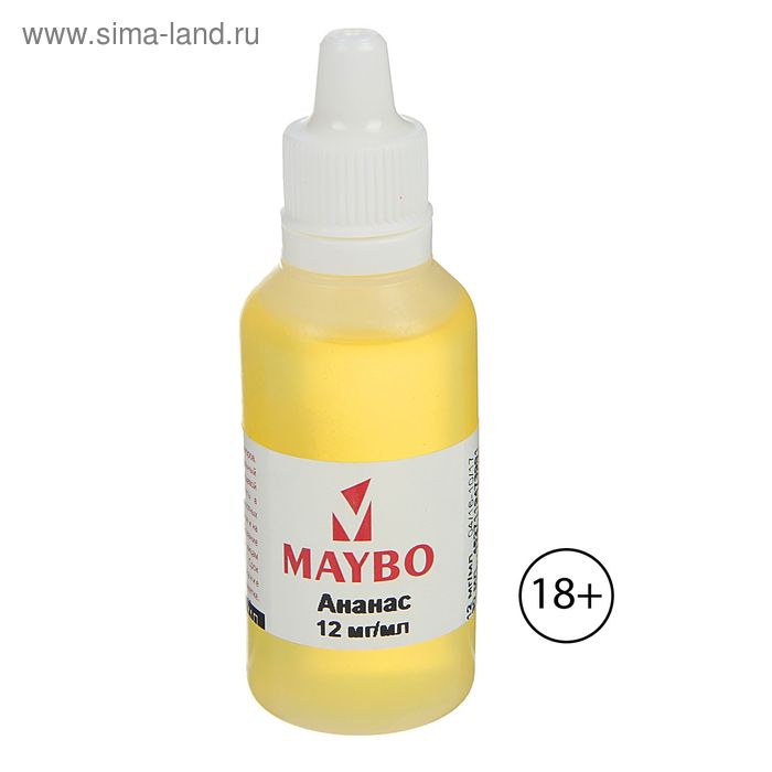 Жидкость для многоразовых ЭИ Maybo, ананас, 12 мг, 30 мл - Фото 1