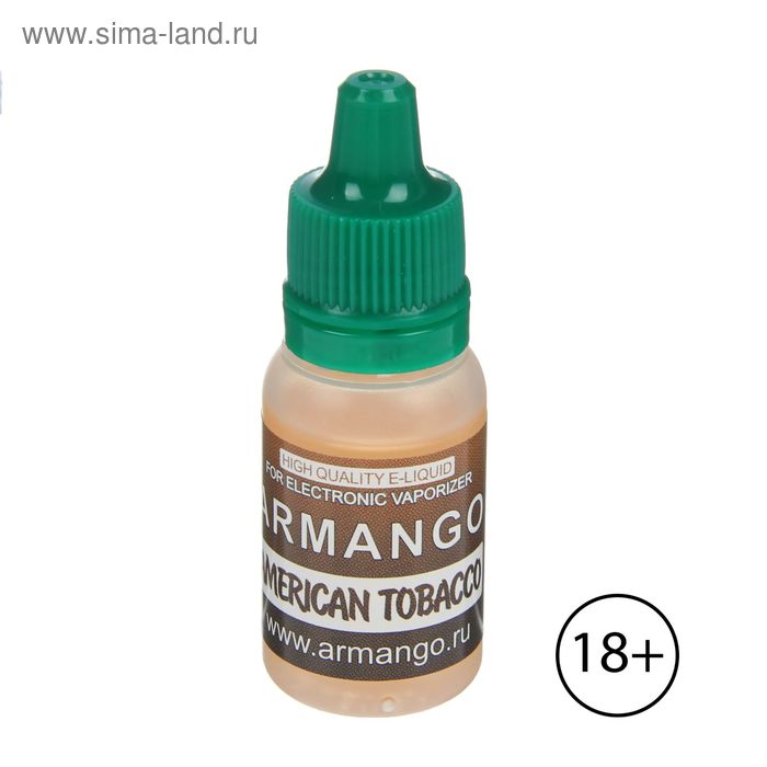 жидкость для многоразовых ЭИ Armango, 10 мл, American Tobacco, 06 мг/мл - Фото 1