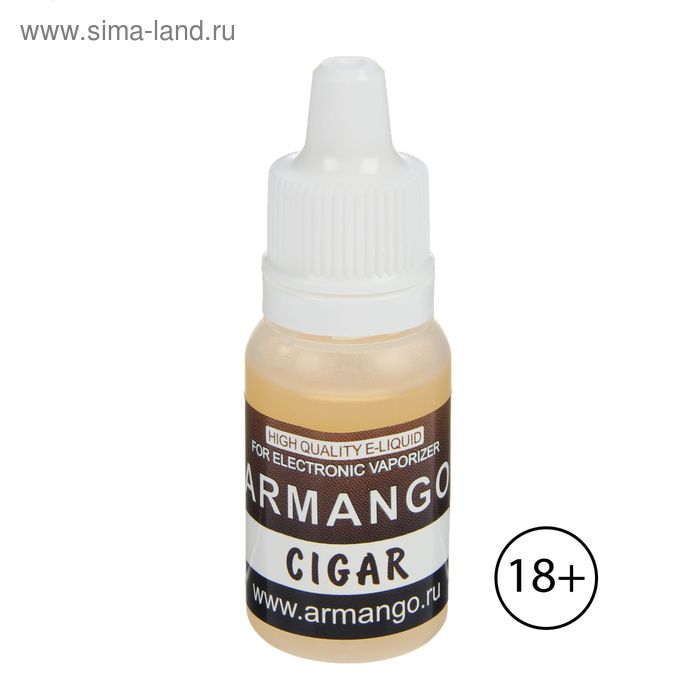 Жидкость для многоразовых ЭИ Armango, Cigar, 0 мг, 10 мл - Фото 1