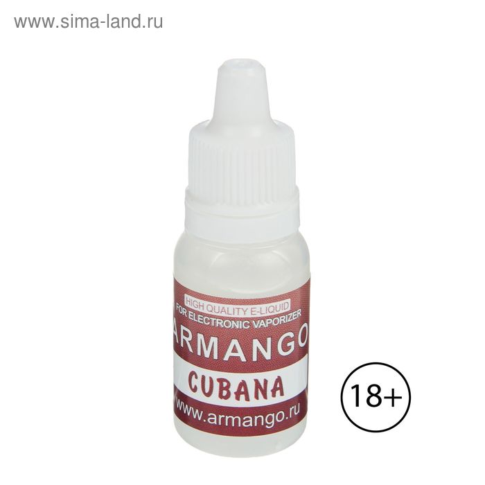 Жидкость для многоразовых ЭИ Armango, Cubana, 0 мг, 10 мл - Фото 1