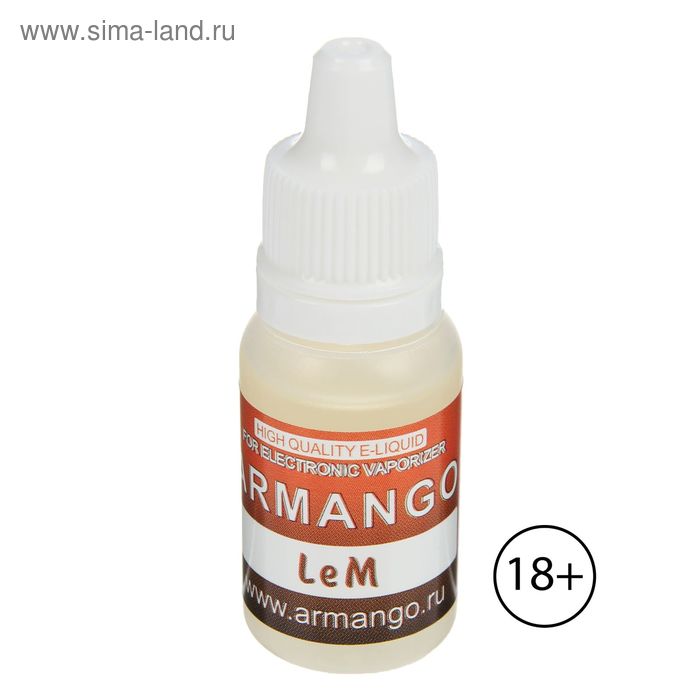 Жидкость для многоразовых ЭИ Armango, LeM, 0 мг, 10 мл - Фото 1
