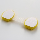 Блокираторы для дверей и ящиков, универсальные, гибкие, набор 2 шт., желтый, Крошка Я - Фото 4