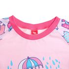 Пижама для девочки, рост 98 см (56), цвет розовый, принт зонтики (арт. CAB 5241_Д) - Фото 2