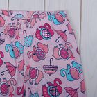 Пижама для девочки, рост 86 см (52), цвет розовый, принт зонтики - Фото 8