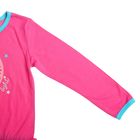 Пижама для девочки, рост 98 см (56), цвет розовый/бирюзовый - Фото 3