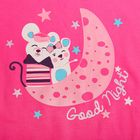 Пижама для девочки, рост 98 см (56), цвет розовый/бирюзовый - Фото 4