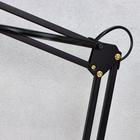 Лампа настольная Е27, шарнирная на струбцине 40Вт черная 94х16,5х16,5 см - Фото 5