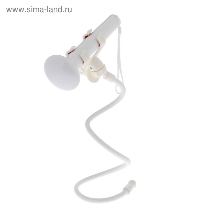 Лампа настольная 5 режимов "Микрофон" белая 27х19х16 см - Фото 1