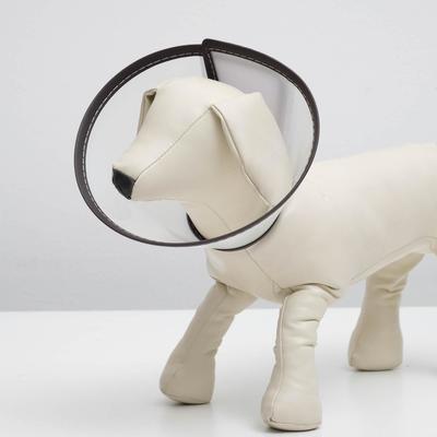 Ветеринарный воротник «Пижон» №1, обхват шеи 14 см, высота 10 см