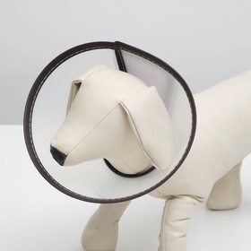 Ветеринарный воротник «Пижон» №2, обхват шеи 17 см, высота 10.5 см